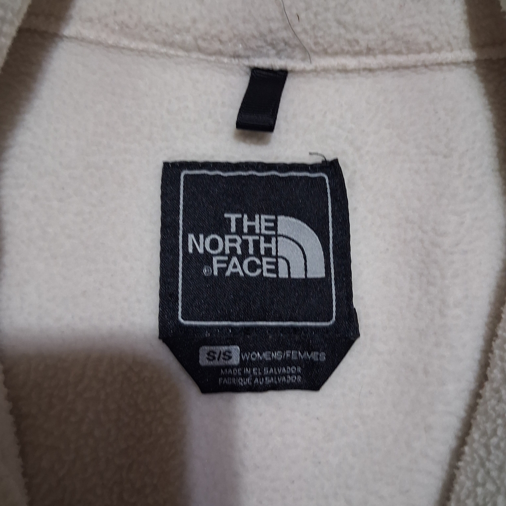 The North Face Two-Tone Fleece Jacket - Cream & Gray - Picture 7 of 7